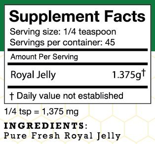 Stakich Fresh Royal Jelly Pure, All Natural, No Additives - For Health Boost - Pre-Workout Energy - 2 Ounce (57 Grams)