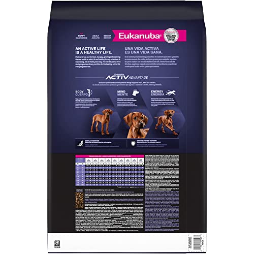 Eukanuba Dry Large Breed Puppy Food, High Protein Dry Dog Food for Puppies, Supports Healthy Growth with DHA and Vitamin