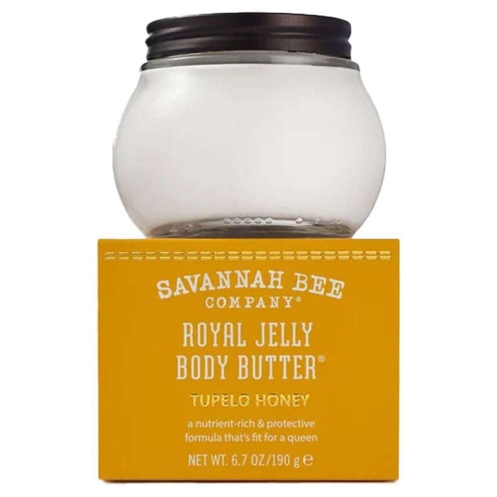 Savannah Bee Company Royal Jelly Deep Hydrating Body Butter for Dry Skin
| Savannah Bee Company Royal Jelly Body Butter