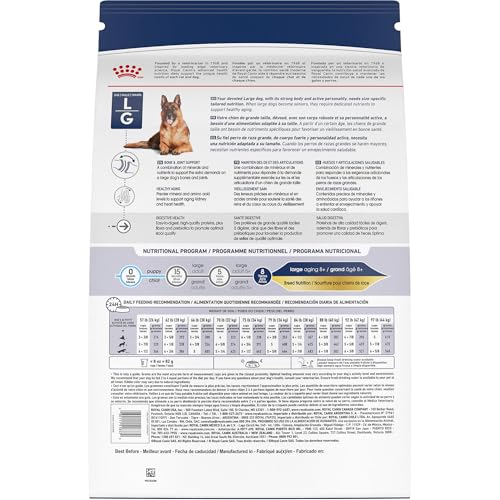 Royal Canin Size Health Large Aging Dog Food + 30 lb Bag + High Nutritional Value for Senior Dogs + Joint Support + Easy